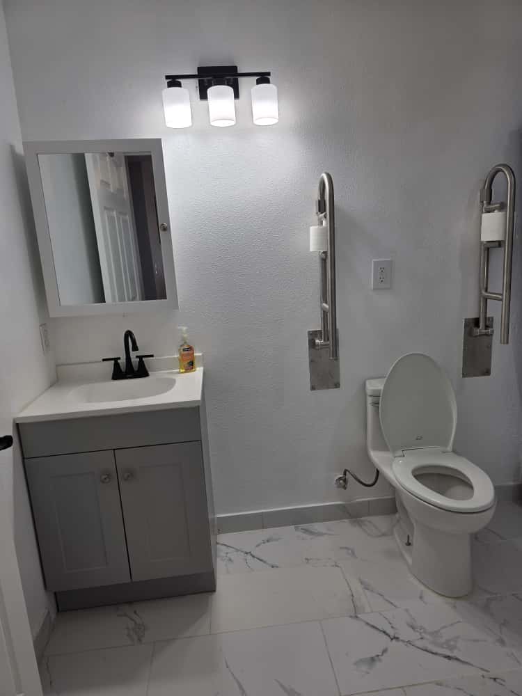 View from a hot air balloon of other balloons